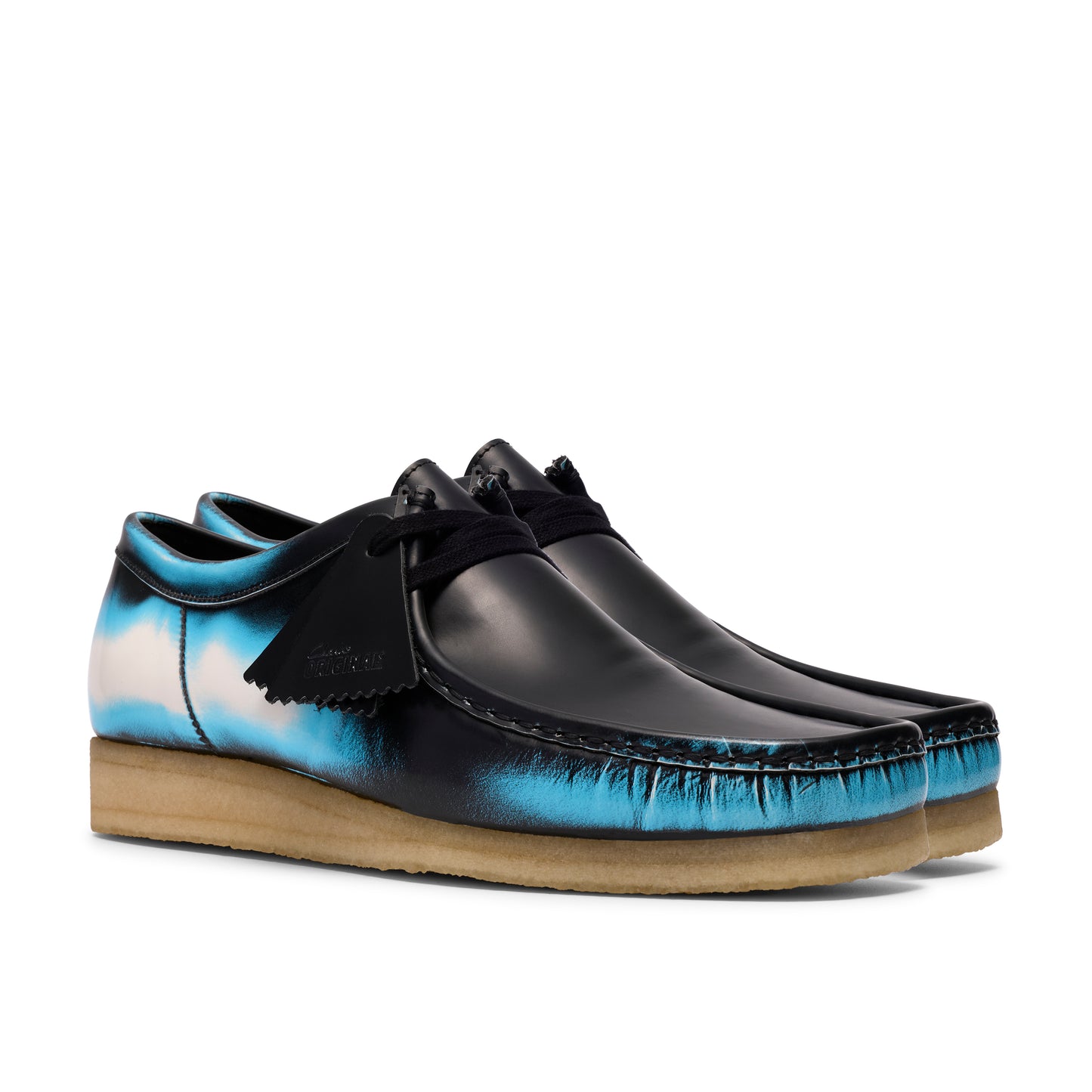 Clark Men's Wallabee Black Brush Off 26185668