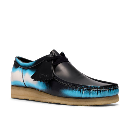 Clark Men's Wallabee Black Brush Off 26185668
