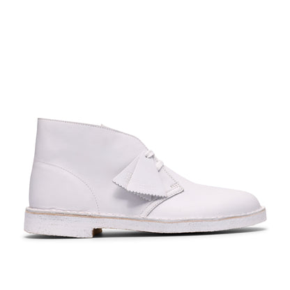 Clark Men's Desert Boot White 26187609