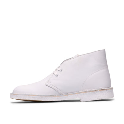 Clark Men's Desert Boot White 26187609