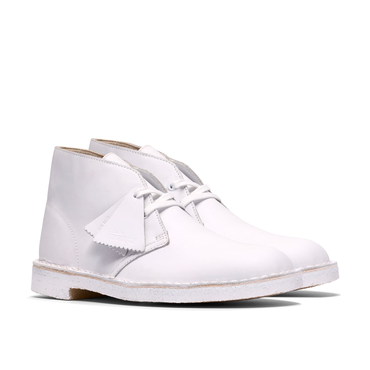 Clark Men's Desert Boot White 26187609