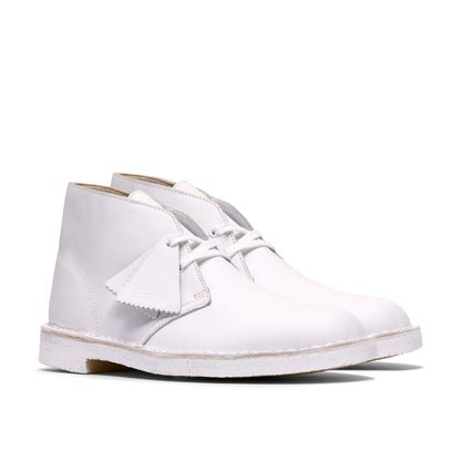 Clark Men's Desert Boot White 26187609