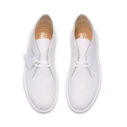 Clark Men's Desert Boot White 26187609