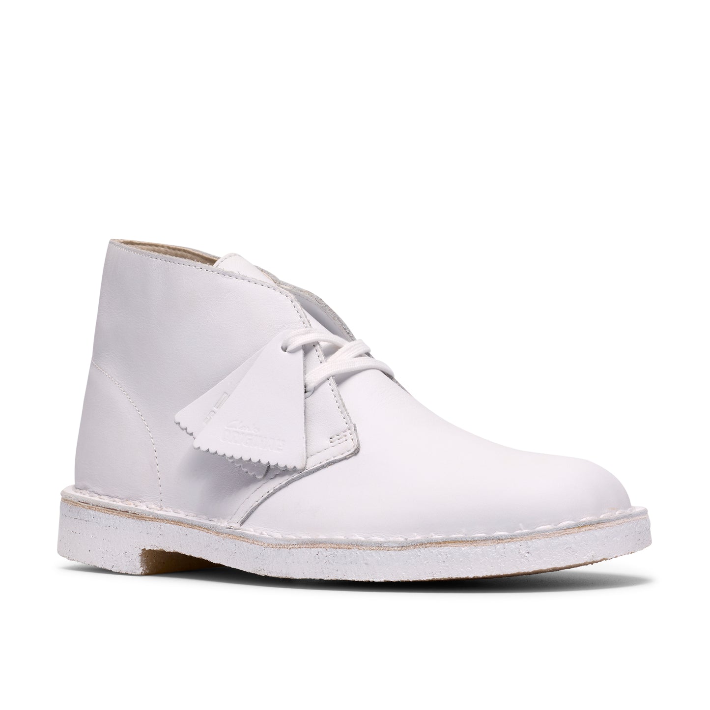 Clark Men's Desert Boot White 26187609